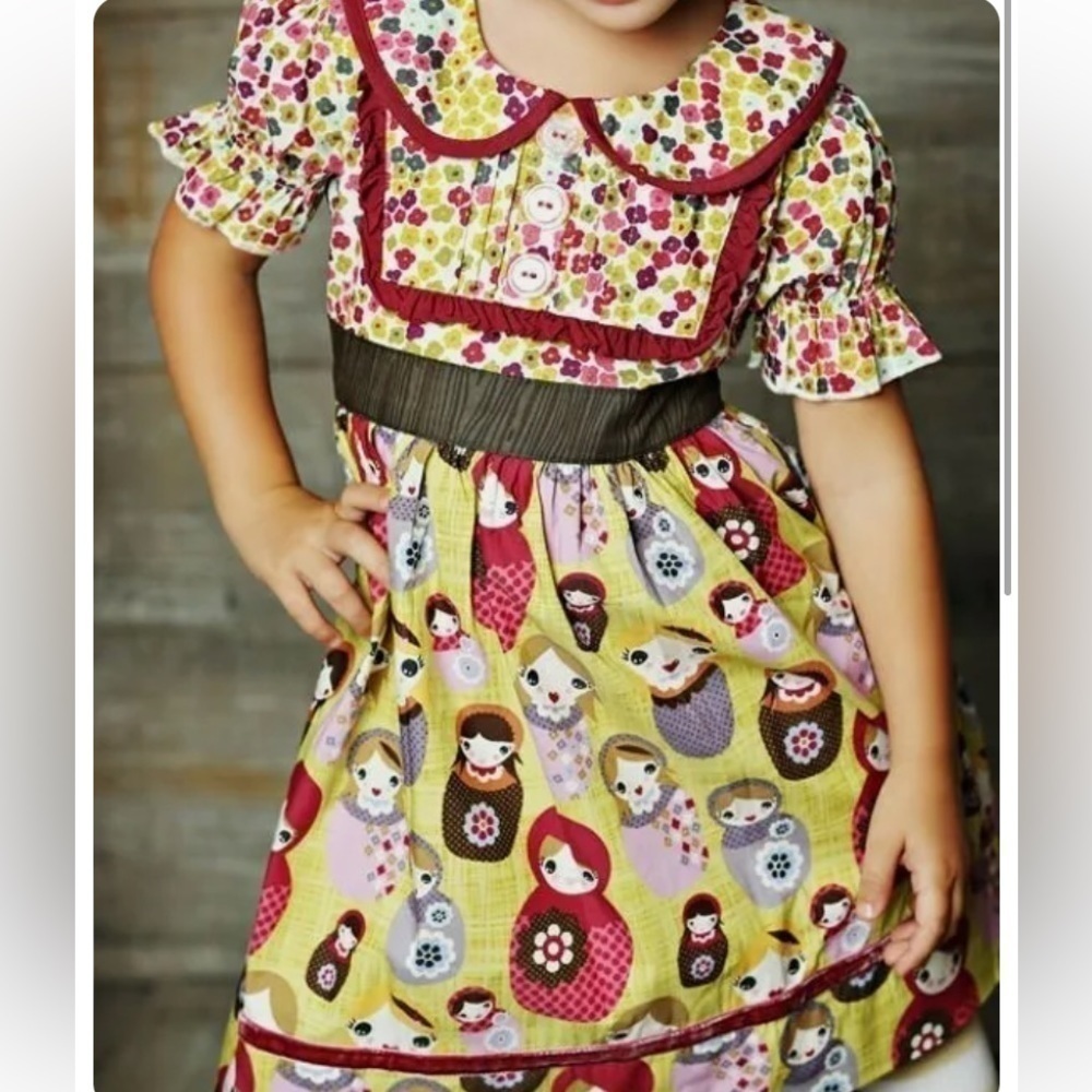 Matilda Jane Character Counts Russian Nesting Dolls Floral Dress - Picture 10 of 10
